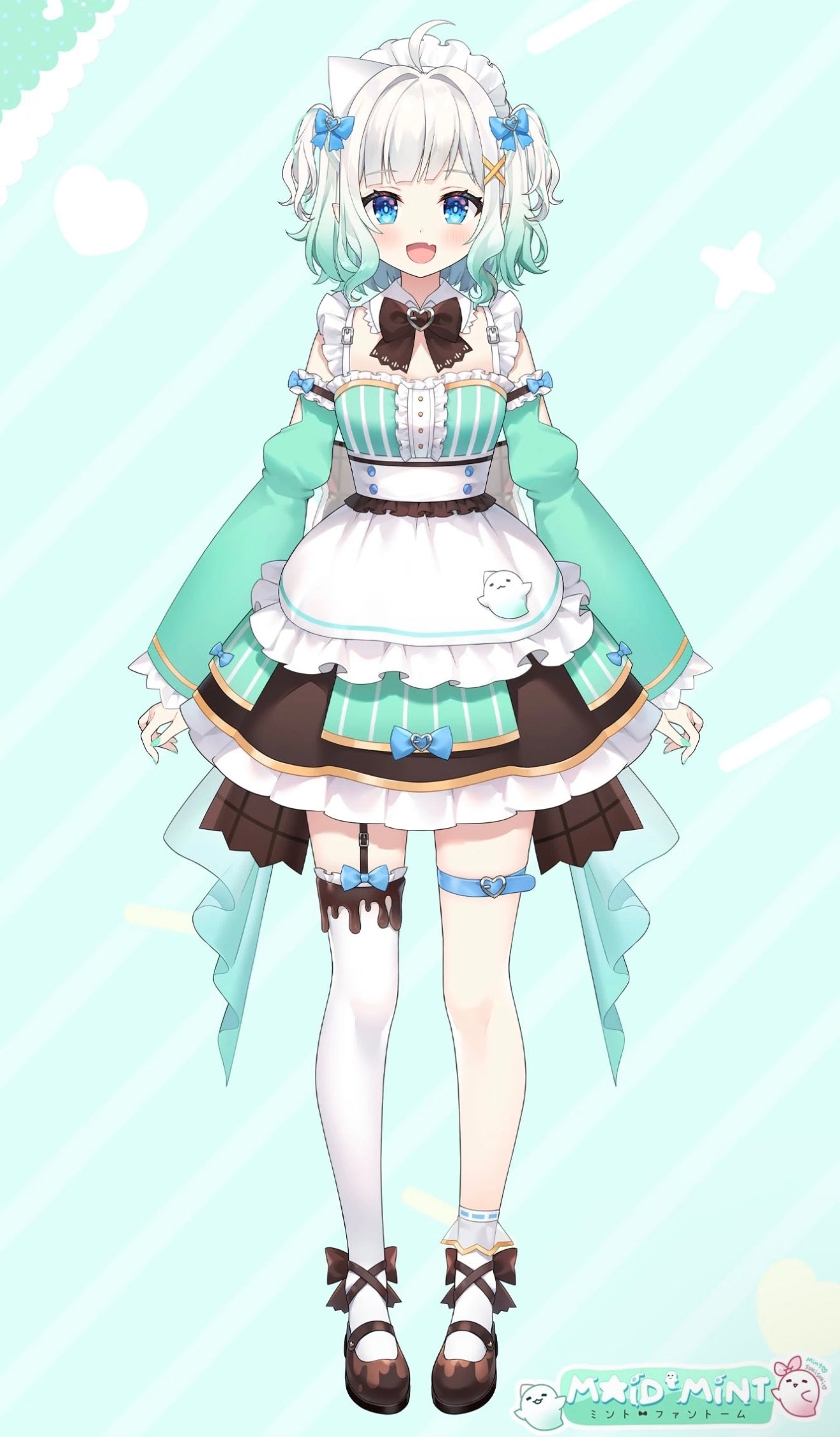 Mint Fantome Cheki's (homework cheki)