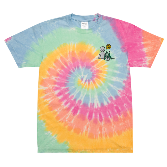 Life Is Gifted Oversized Tie-Dye Shirt