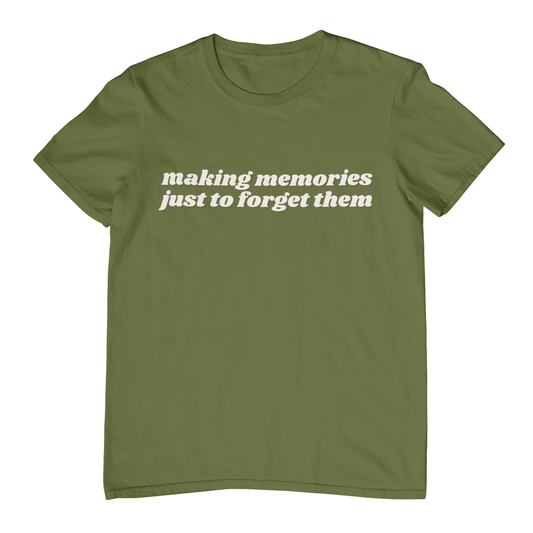 Making Memories Unisex Shirt Olive