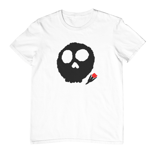 Because of Death Flower Logo Unisex T-Shirt White